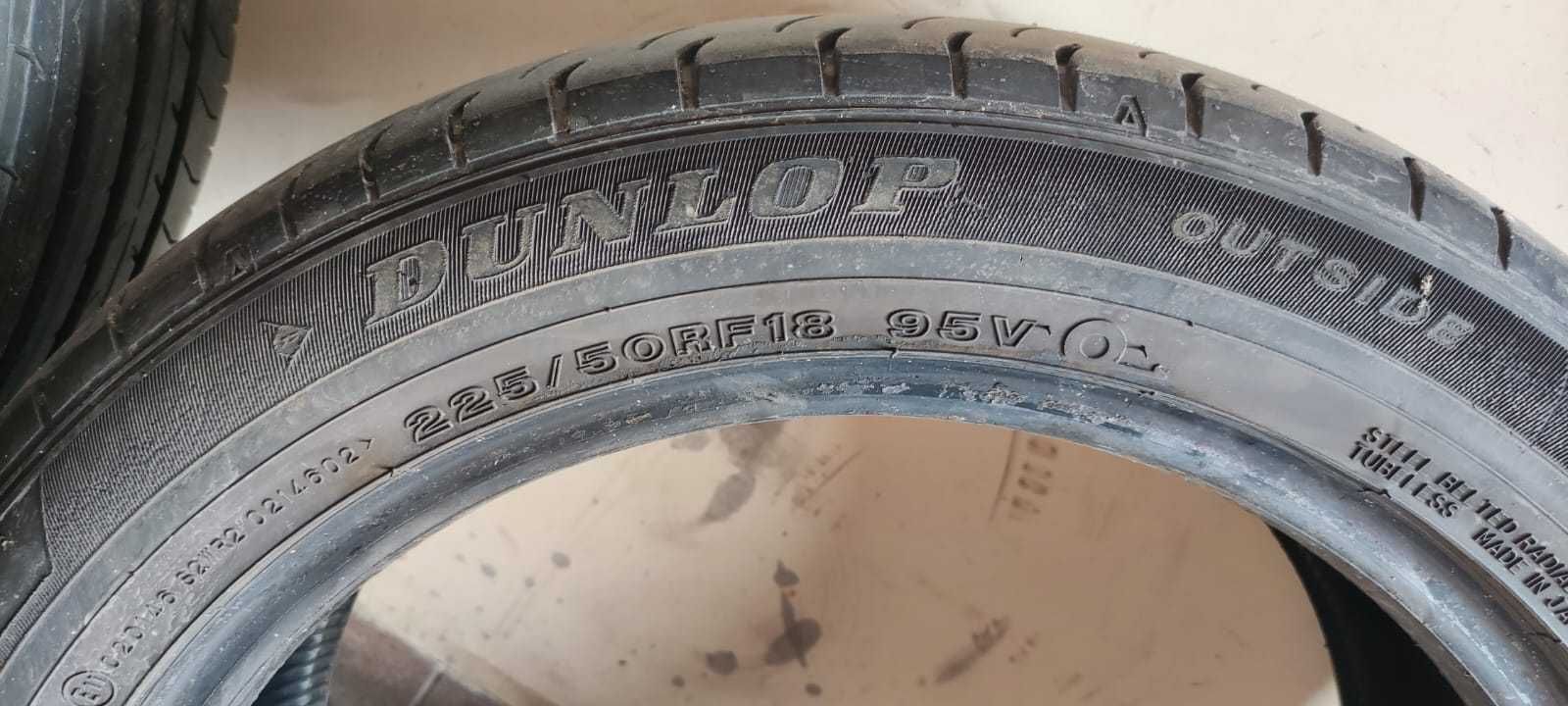 komplet  Opon Dunlop SP Sport Maxx 225/50/18 95v RUN FLAT  2019 rok