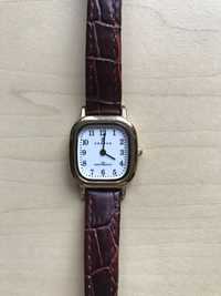 Zegarek vintage certus bordowy pasek
