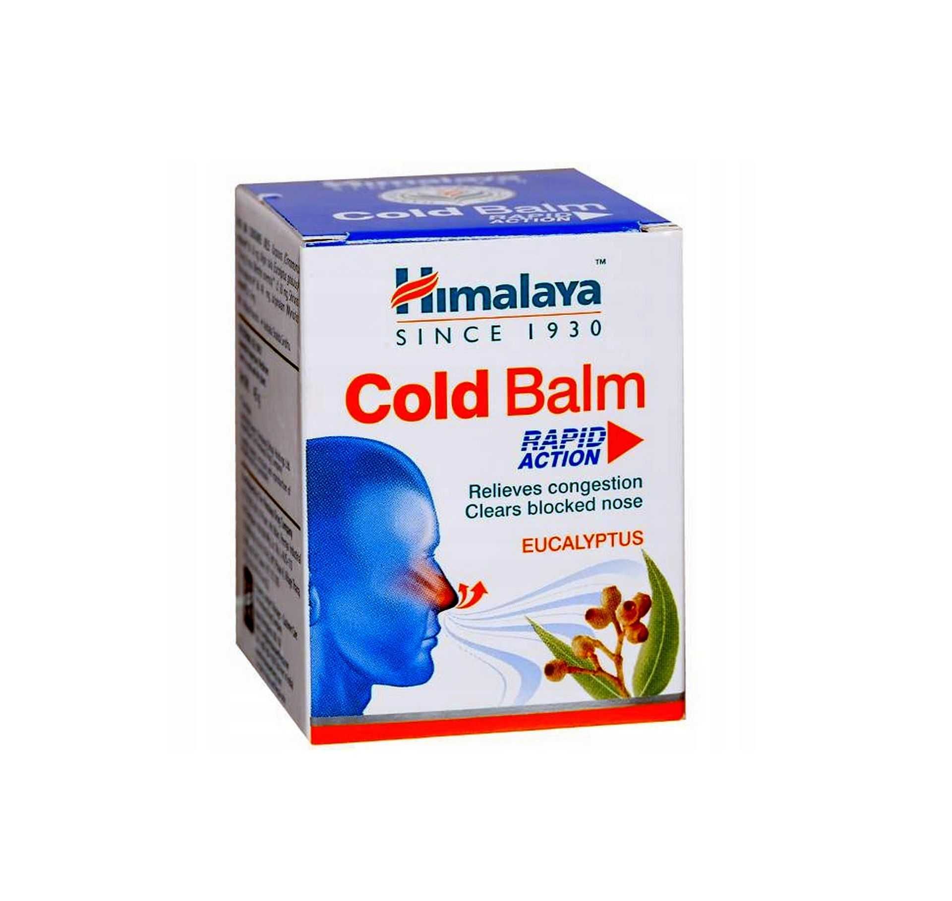 Himalaya Cold Balm na przeziębienie balsam na przeziębienie eukaliptus