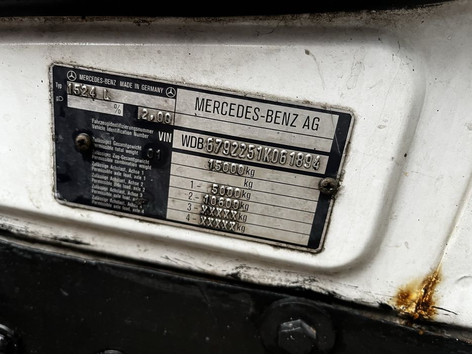 Mercedes 1524L пландека изотерм мерседес 1520