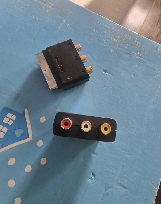 Przejściówka hdmi smart scart AV czincza audio xbox 360 kostka adapter