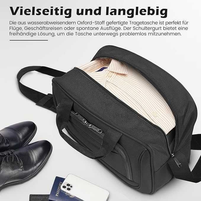 Walizka + torba zestaw 80 x 48 x 35 cm materiałowa