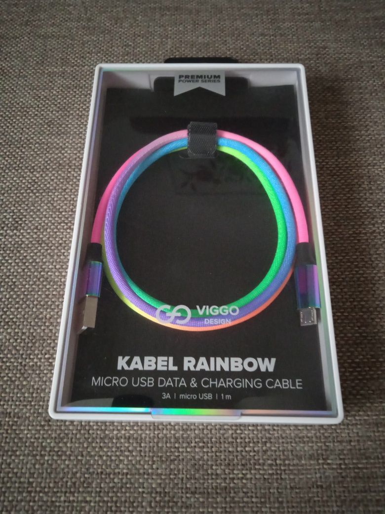 Viggo design kabel rainbow tęczowy okazja