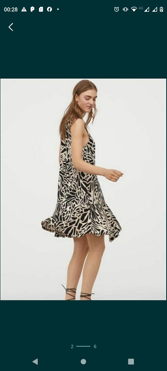 Новий сарафан H&M XS-S сукня плаття віскоза