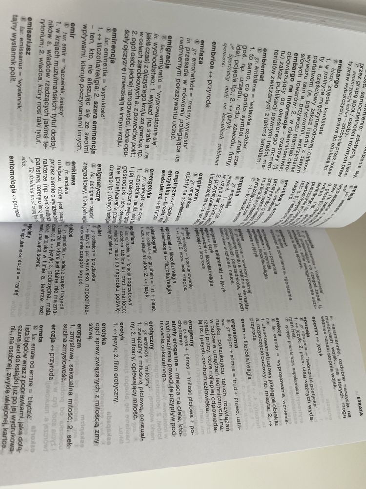 Słowniki szkolne PWN 6 książek zestaw