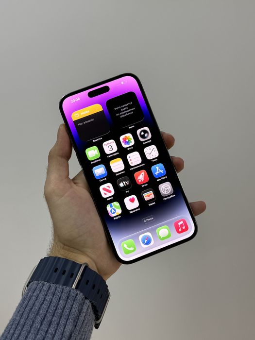 iPhone 14 Pro Max 256 Gb Deep Purple Neverlock АКБ 89% Физ Сим Официал