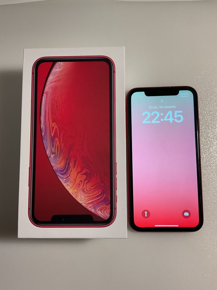 IPhone XR 128 GB red + DOWÓD ZAKUPU oraz oryginalne pudełko