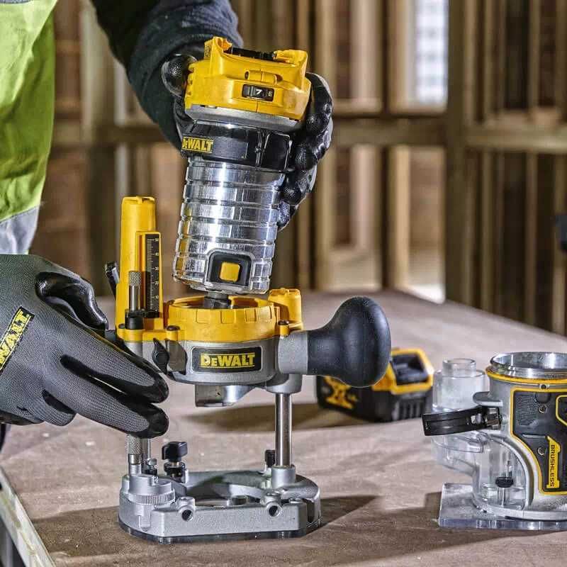 DeWALT DCW604 Фрезер\2 базы\Упоры\6.35-8 цанга\гарантия