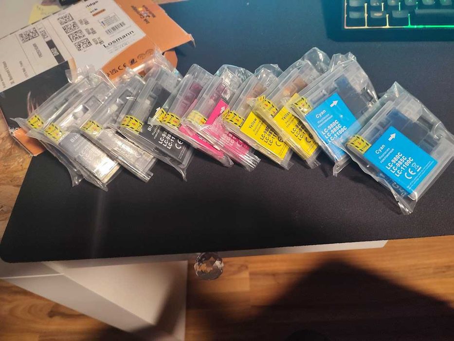 Pack  10 tinteiros compativeis Brother LC980M  LC985M  LC1100M NOVOS