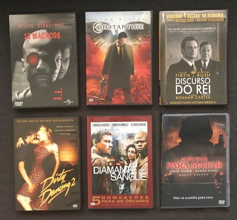 6xDVD Vários Filmes (Ed. PT) - portes incluídos (vendo separado)