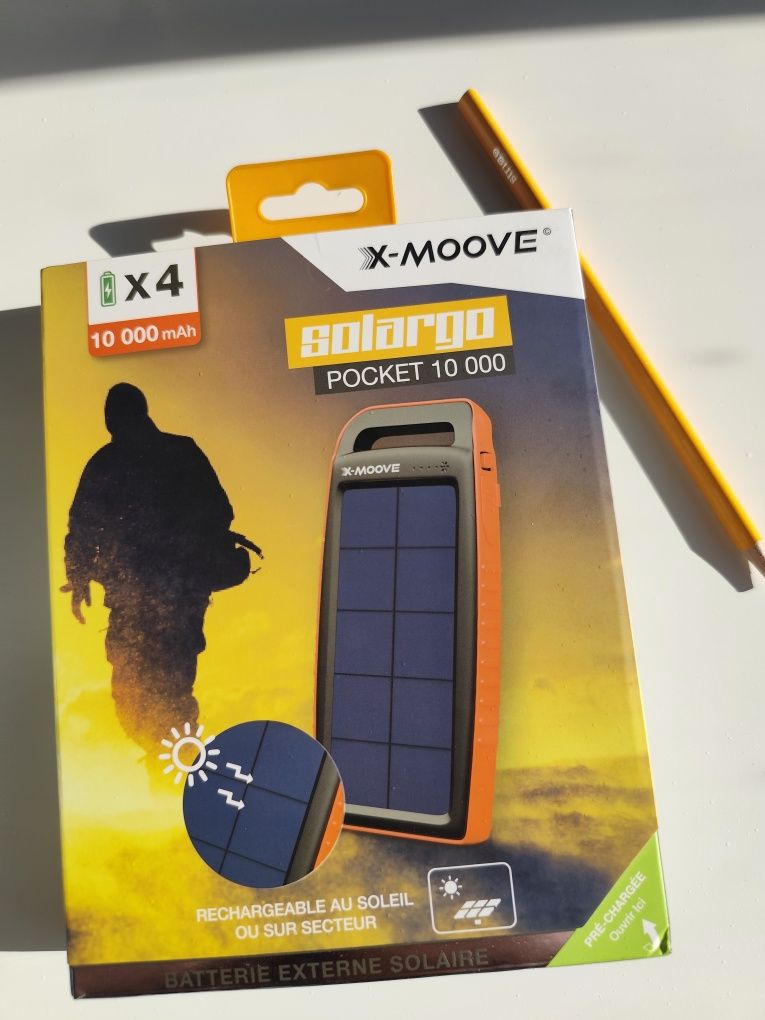 Powerbank solarny X-moowe Pocket 10 000