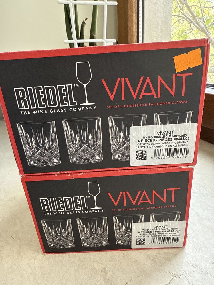 Набор стаканов для виски хрусталь  RIEDEL SWHISKY 295 мл х 4 шт