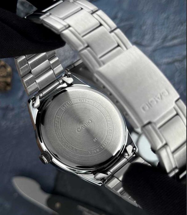 Чоловічий годинник Casio MTP-V005D-2B5 Оригінал Гарантія Мужские часы