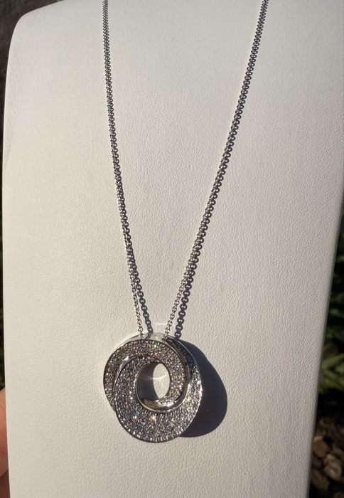 До чорноі пятниці! Колье з підвісом та діамантами, Італія, 585 проба