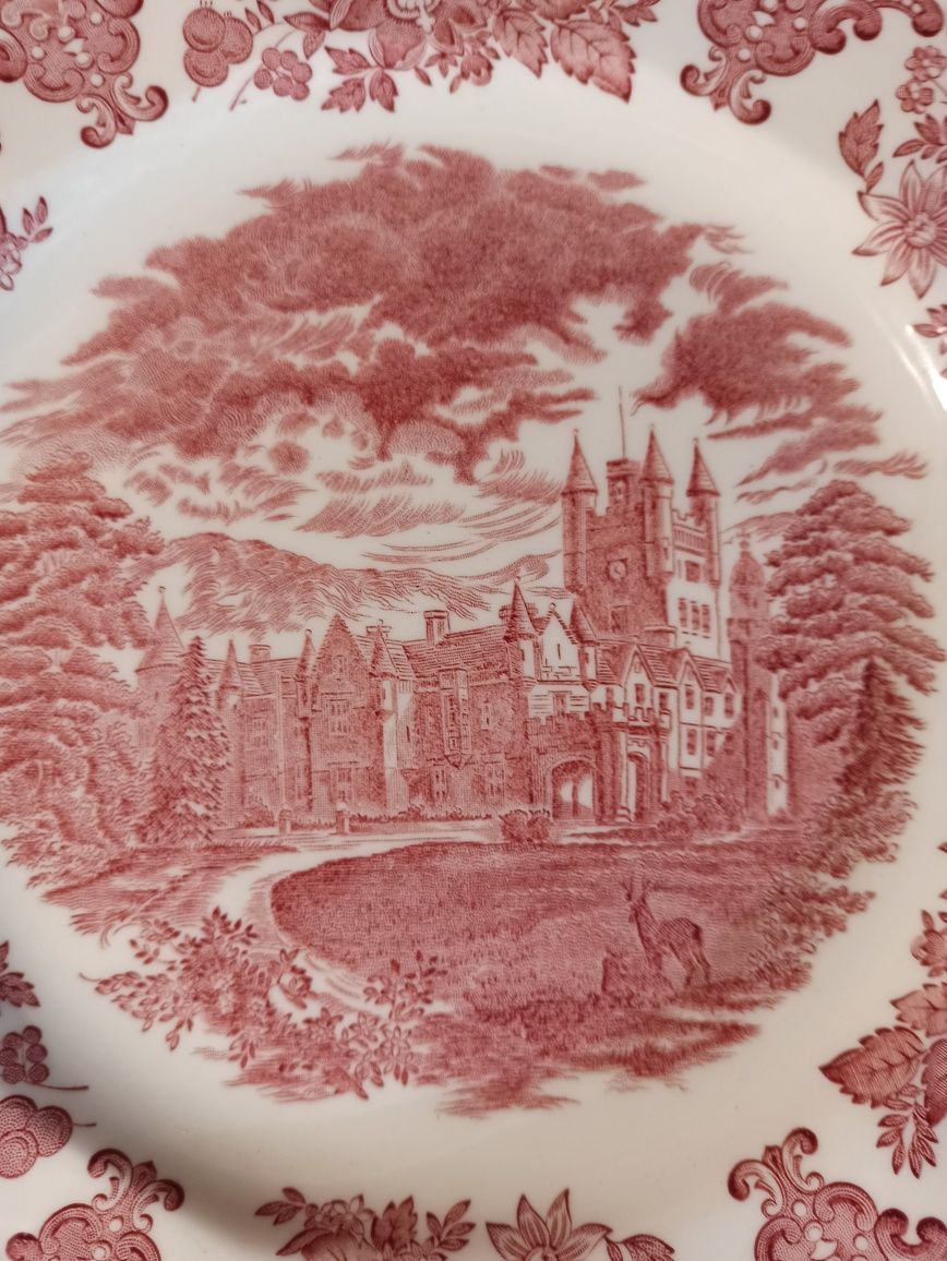 Porcelana Angielska PATERA Wielki Talerz ROYAL HOMES OF BRITAIN