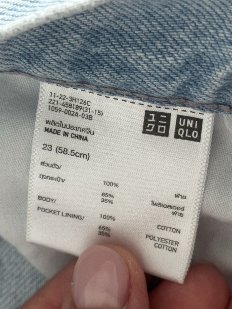Джинси Uniqlo голубі