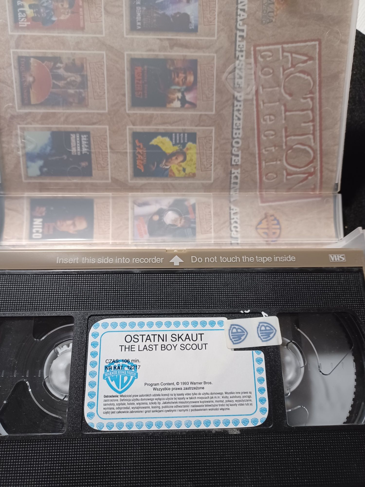 Ostatni Skaut Bruce Willis Oryginalna kaseta VHS