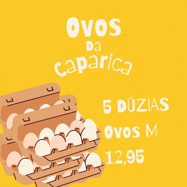 60 ovos M - 12,85 | 60 ovos L 13,95