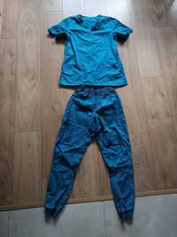 Komplet scrubs Uniformix bluza rozm. 36 spodnie rozm. 38 jak nowy