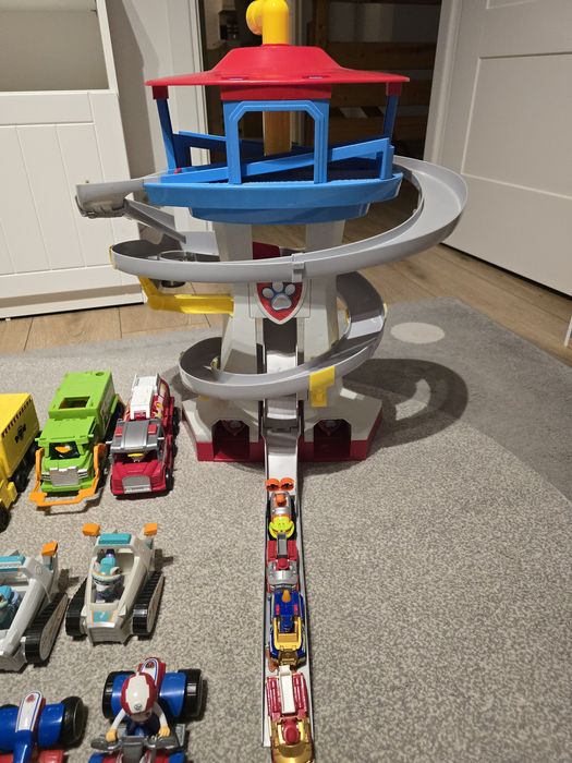 Mega zestaw pisi patrol pojazdy baza patrolowiec