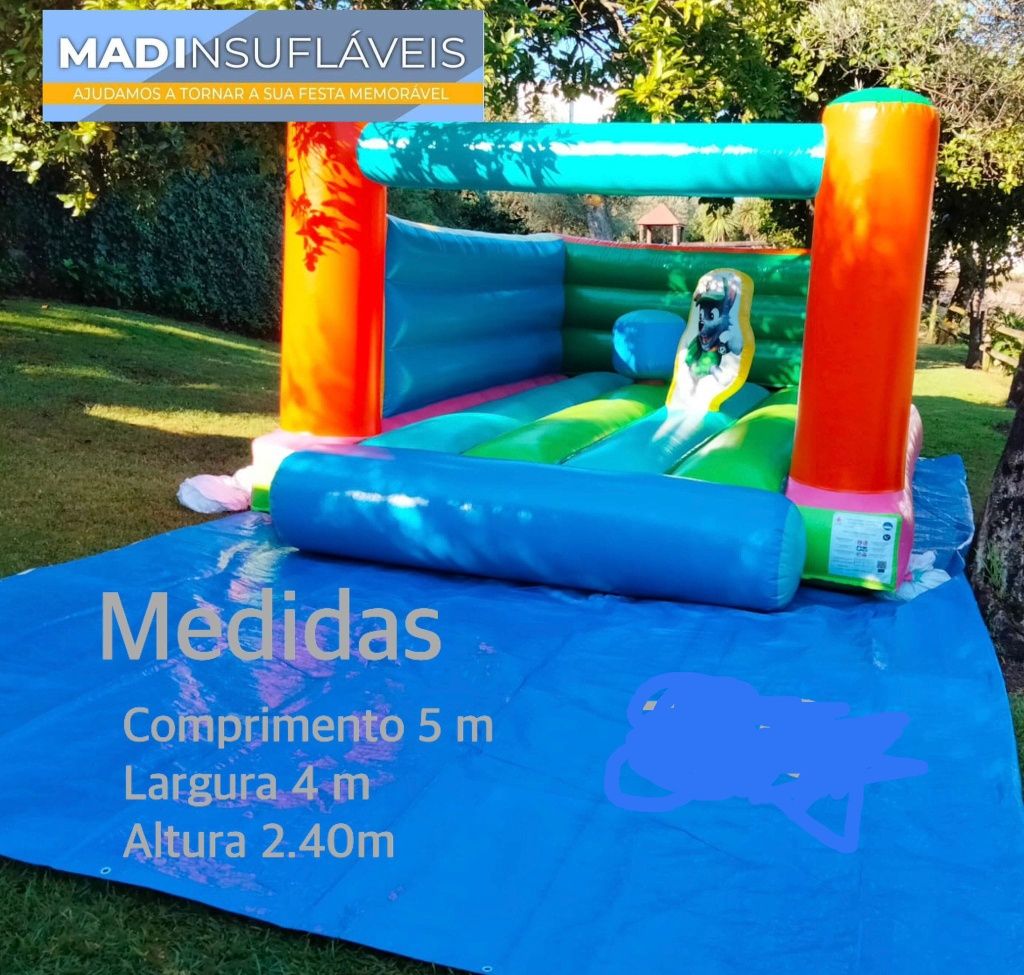Aluguer de insuflável profissional