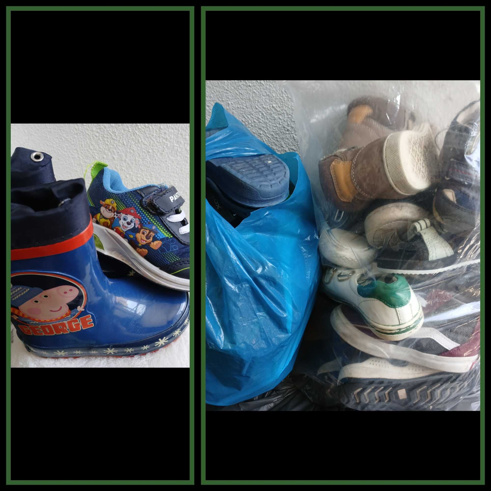 Lote brinquedos, sapatos bebés