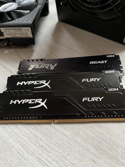 Відеокрта Rx 470 4gb + БП 550w  + ОЗУ 12gb (3планки)