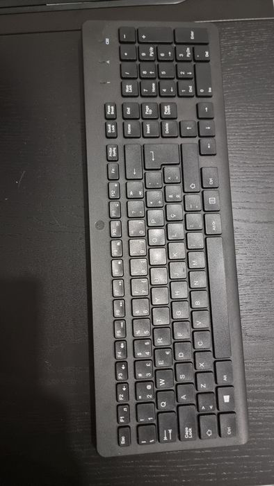 Teclado  preto sem fios