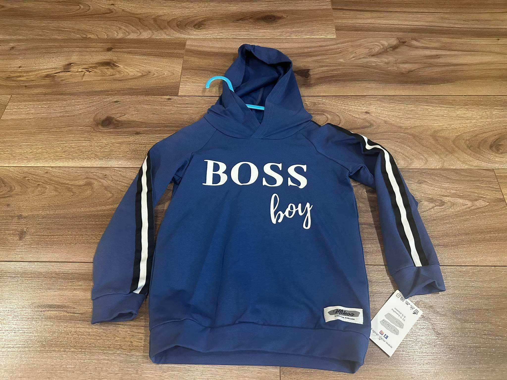 Nowa bluza BOSS BOY dla chłopca 116/122 MIKOO