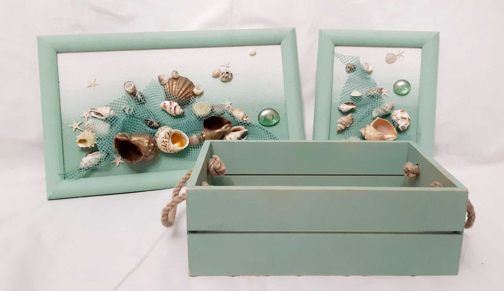 Картини з ракушок, подарунковий набір.