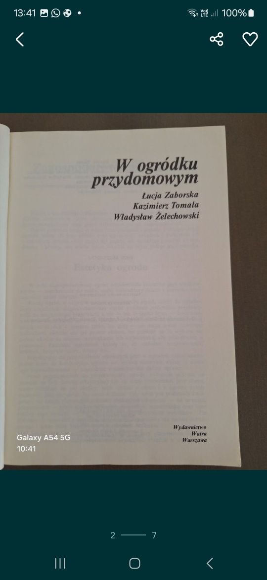 W ogródku przydomowym