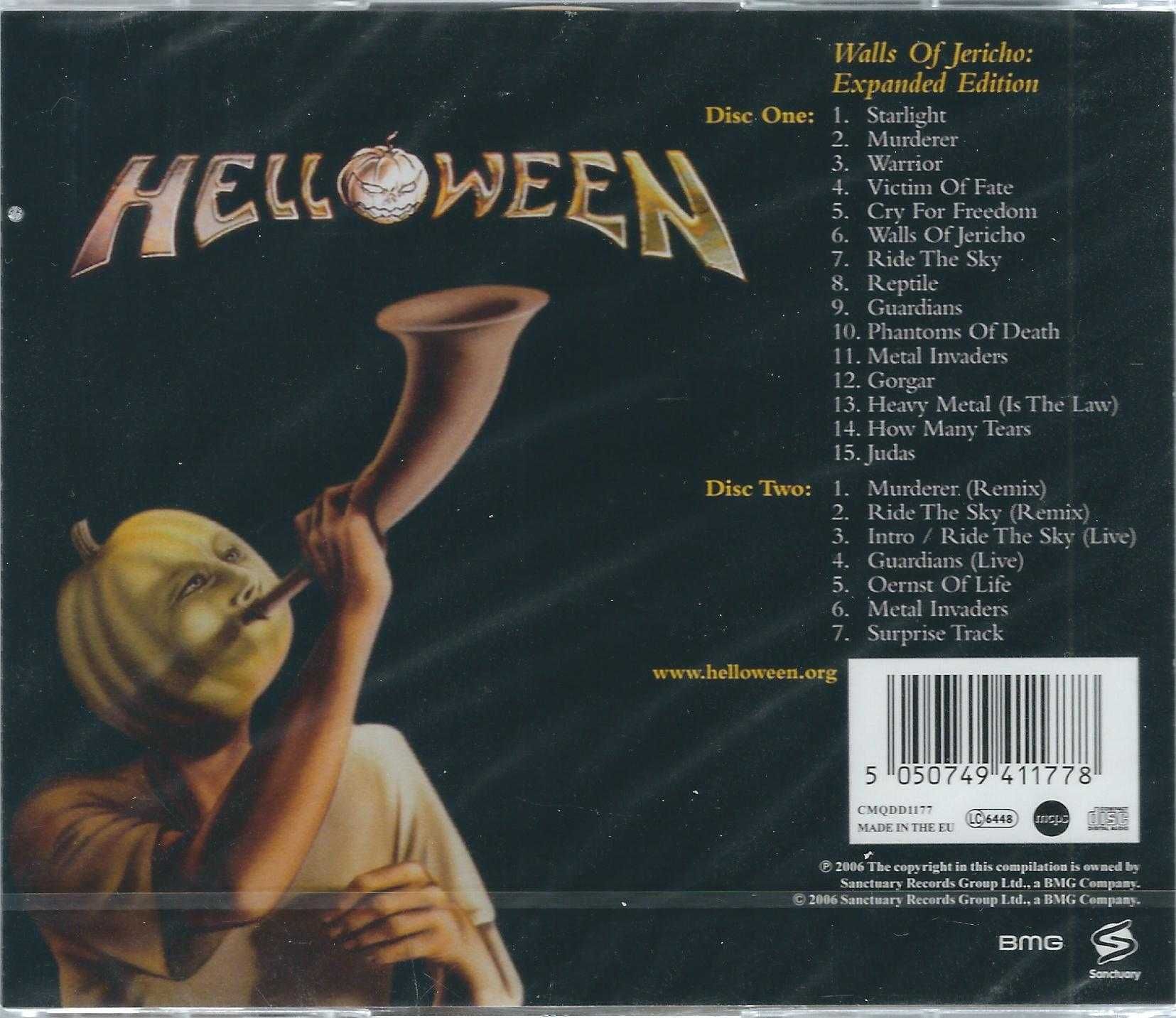 2 CD Helloween - Walls Of Jericho (2006) (Sanctuary)