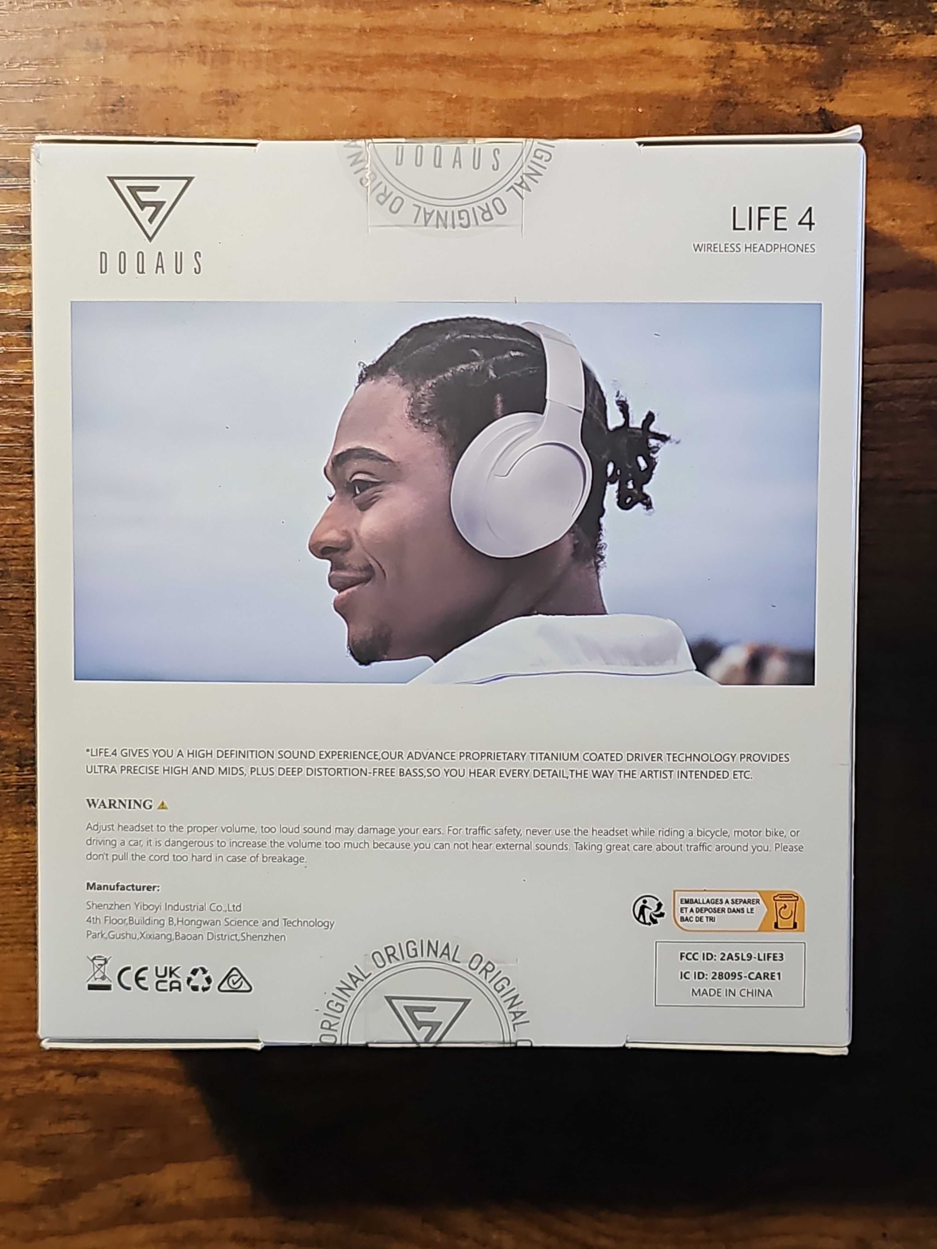 DOQAUS [Ulepszony] Słuchawki Bezprzewodowe Bluetooth V5.3