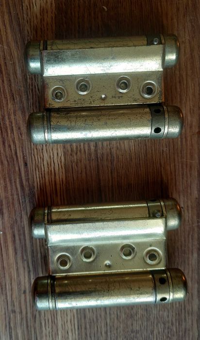 Zawias wahadłowy dwustronny kowbojski, sprężynowy 10 cm, cena 2 sztuki