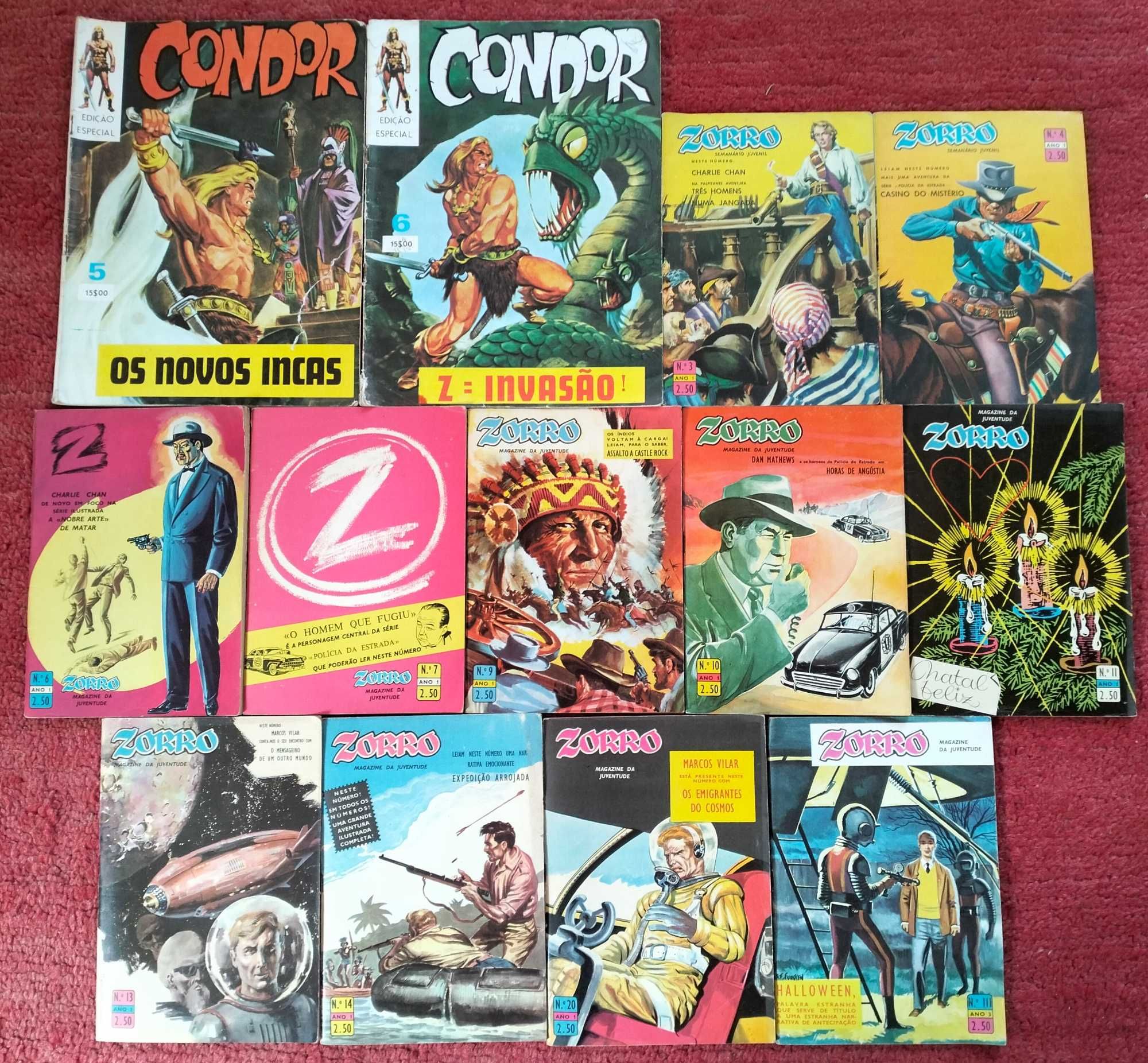 Conan, Condor e Zorro - BD várias revistas