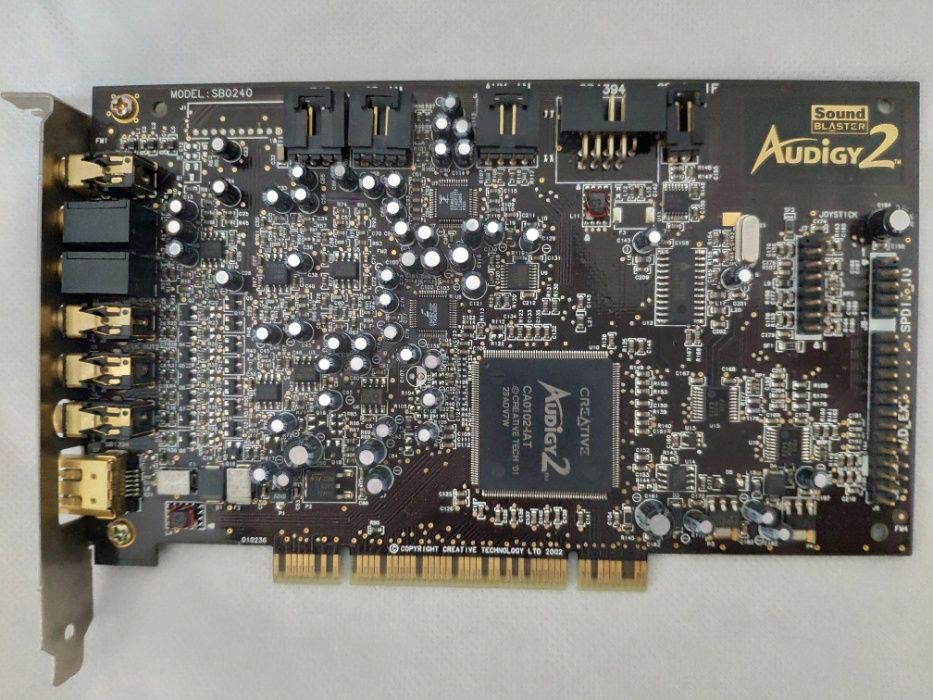 Creative Sound Blaster Audigy 2 SB0240 7,1 PCI Placa de Som