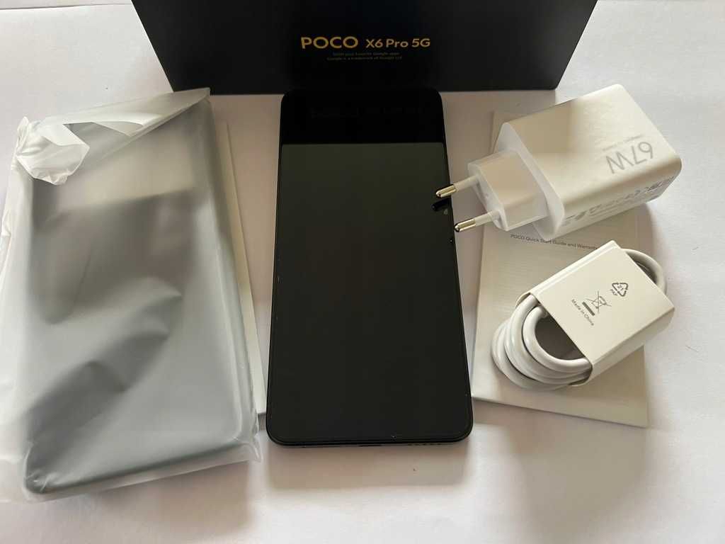 POCO X6 Pro 12 GB / 512 GB 5G NFC Czarny-OKAZJA TANIO !