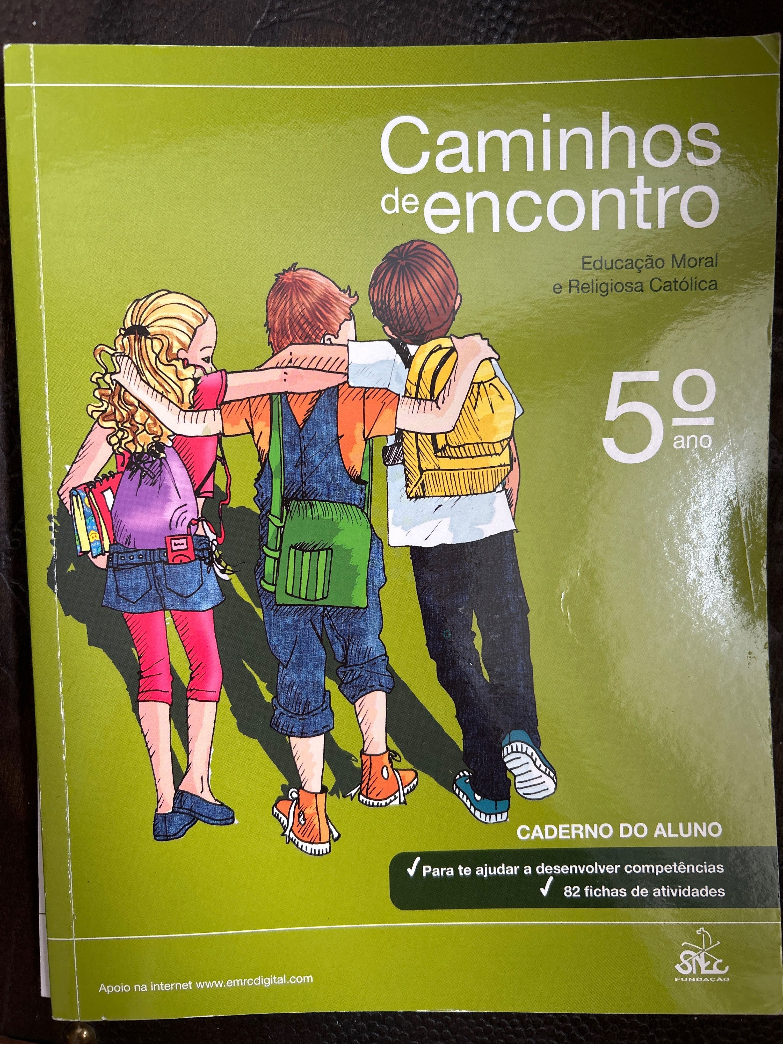 Livro de Ed. Moral e Religiosa Católica “Caminhos de Encontro” 5.ºano
