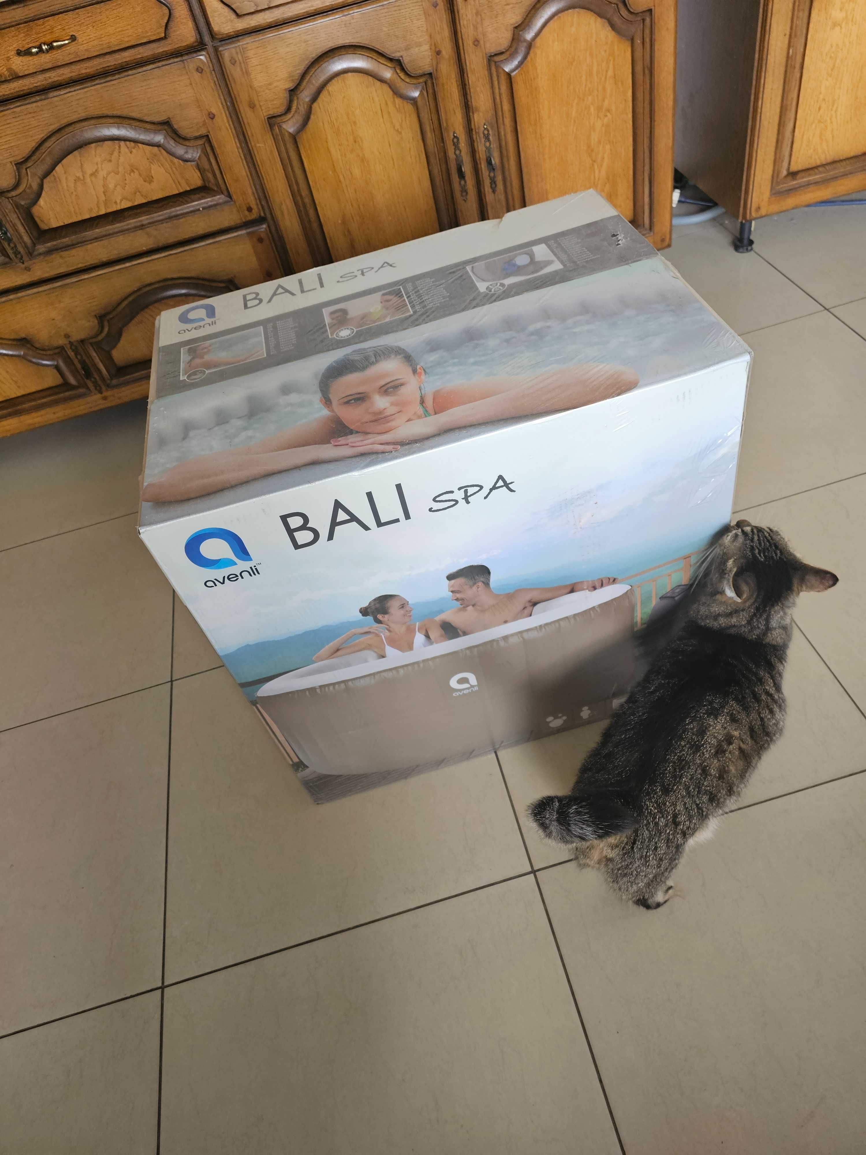 Jacuzzi Avenli Basen z hydromasażem Bali 165cm pokrywa pompa spa ogrod