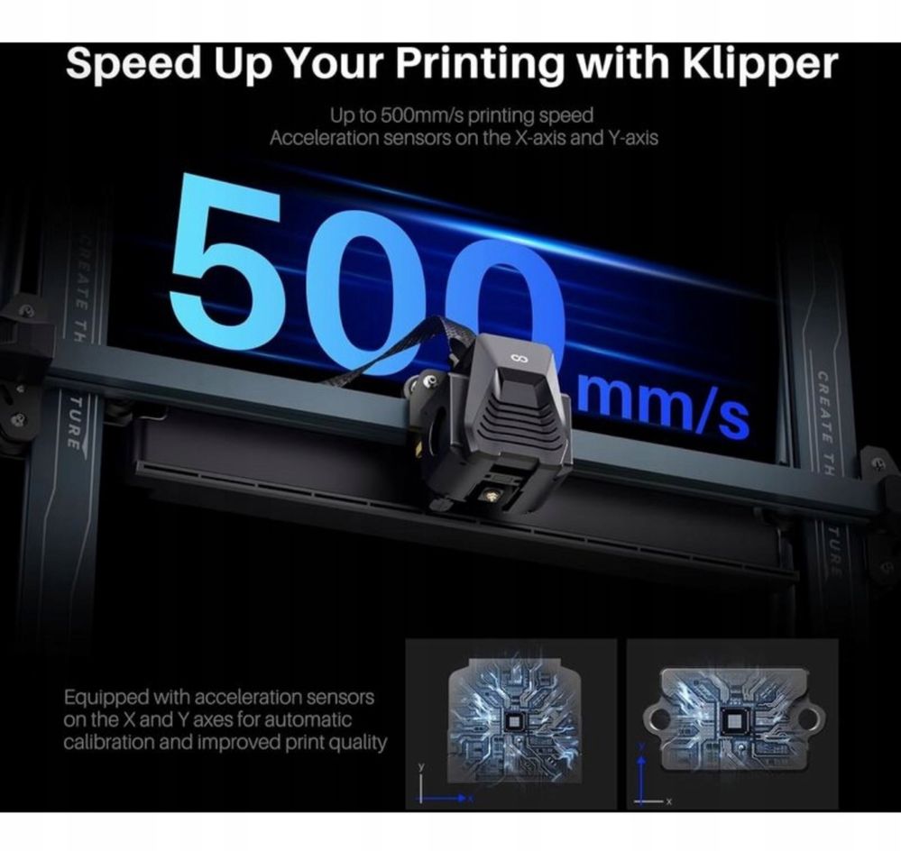 3D-принтер Elegoo Neptune 4 Max 420x420x480 мм•швидкість 500 мм/с