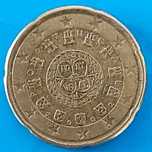 20 Cêntimos de 2002 de Portugal