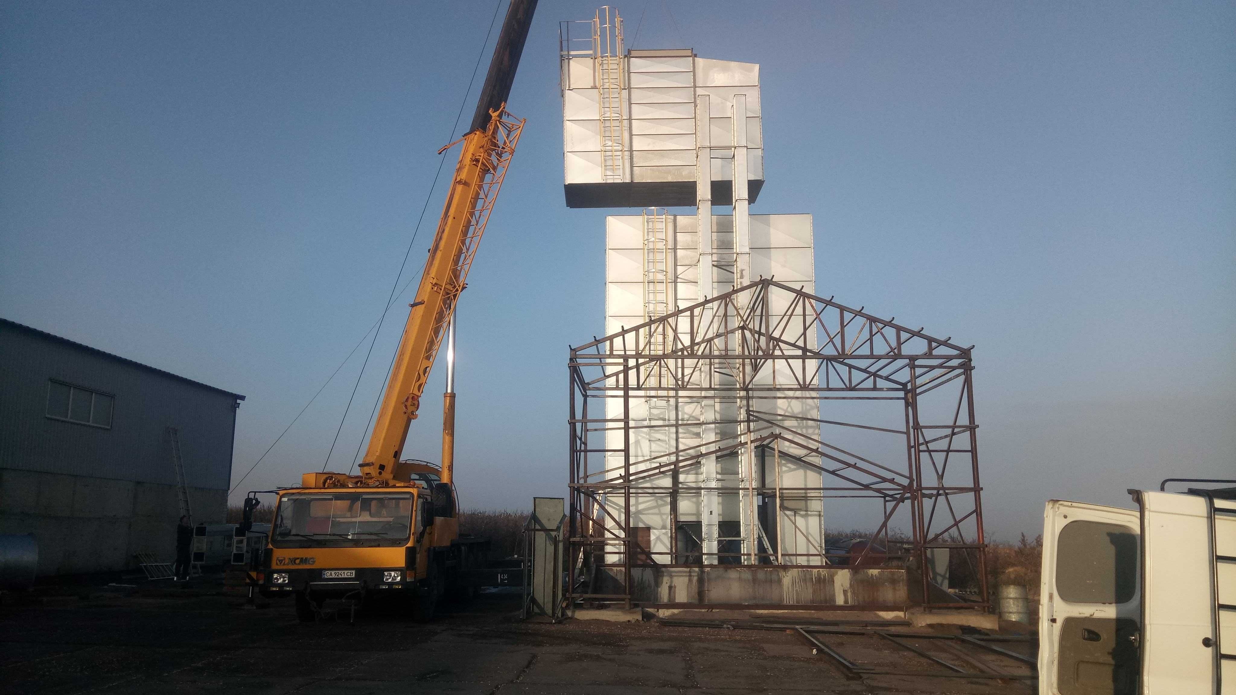 Будівництво зерносушарки ТОР | Потоковые вакуумные зерносушилки