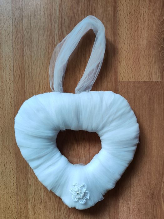 Serce ozdoba drzwi ślub wesele