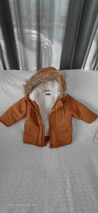 Casaco polar com pelo dentro 3 anos