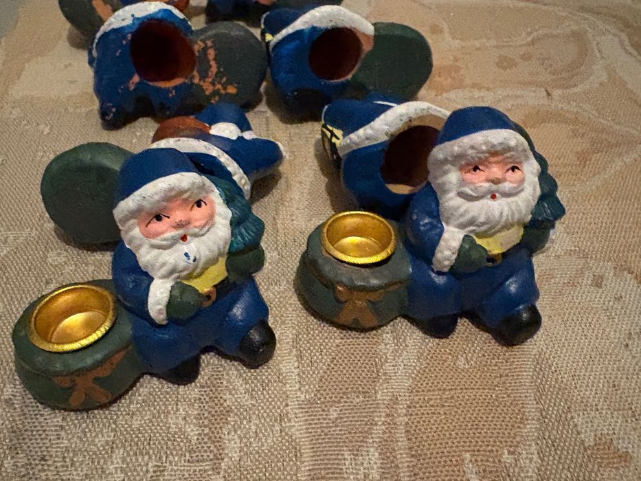 Рождественские украшения на елку, подсвечники, копилка Германия