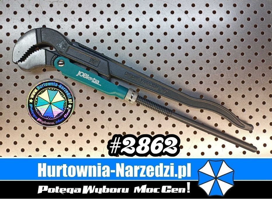 Klucz nastawny do rur 1,5" typ S Crv Cęgi do rur klucz szwedzki do rur
