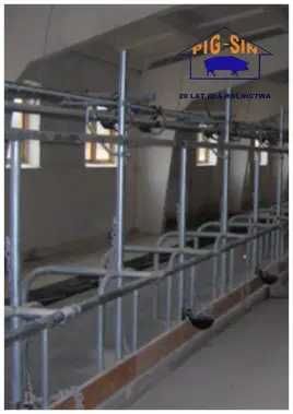 Przegroda stanowiskowa IIB OC dla bydła mlecznego typ BIZON