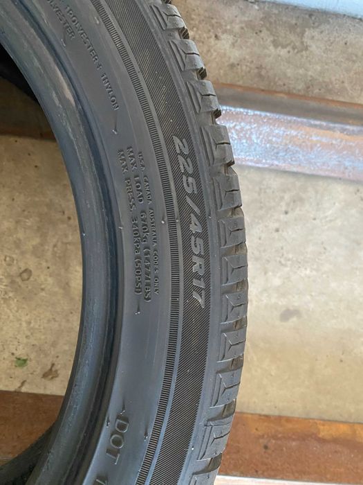 225/45r17 Hankook Kinergy 4s 2