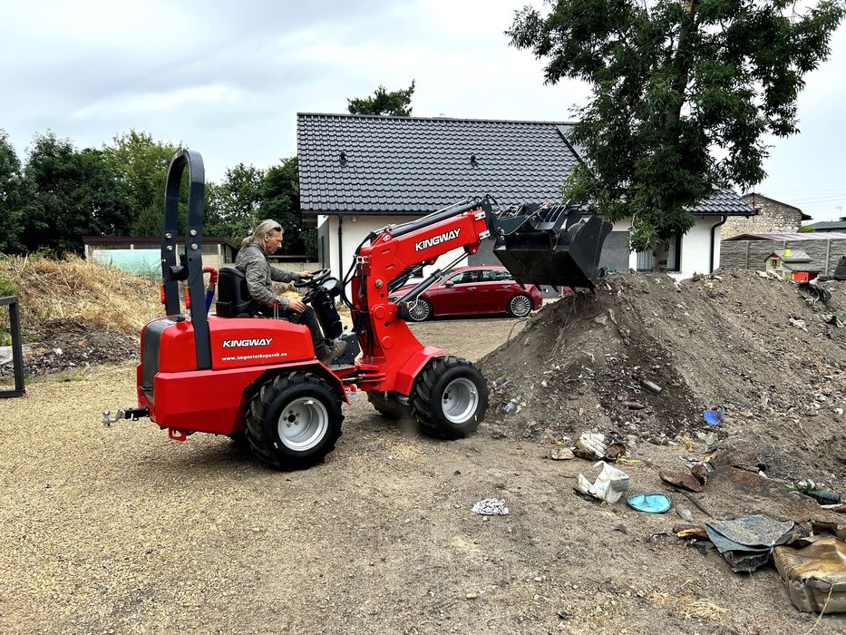 Wynajem Ładowarka Kołowa Przegubowa 4x4 z teleskopem Kingway H180T