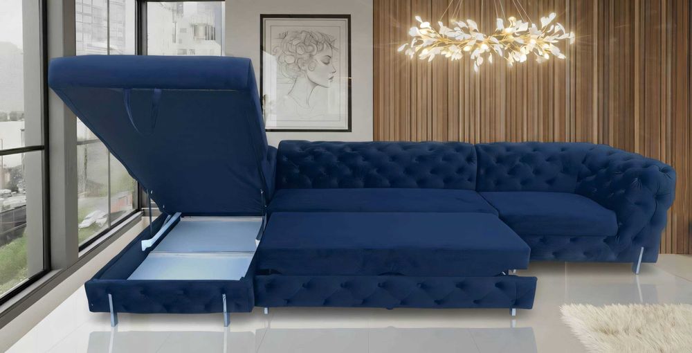 Narożnik Glamour pikowany Chesterfield